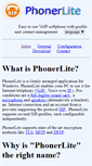 Mobile Screenshot of phonerlite.de